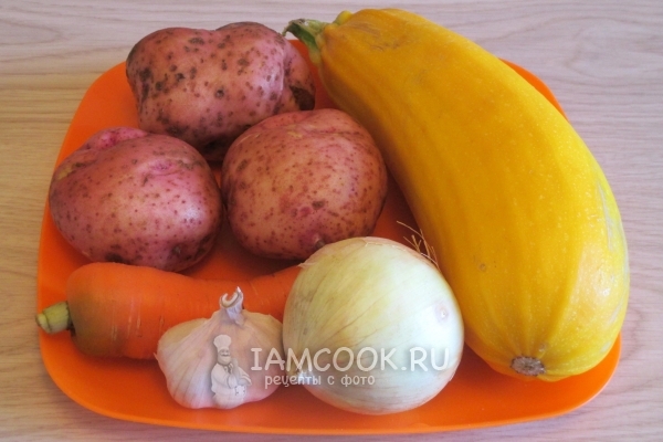 Ингредиенты для овощного пюре