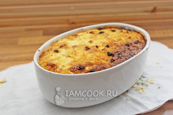 Рецепт творожно-макаронной запеканки