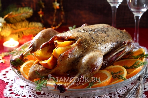 Фото утки в рукаве в духовке