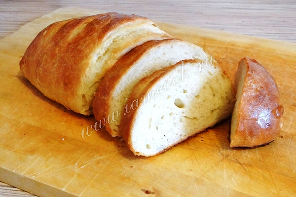 Рецепт молочного нарезного батона