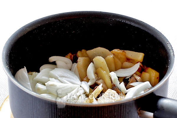 Положить лук