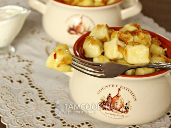 Рецепт ленивых вареников с картошкой