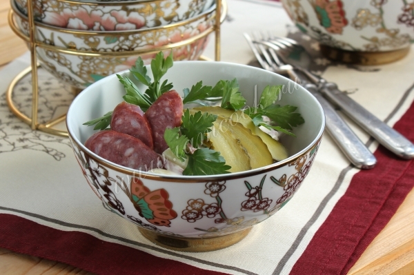 Фото баварского салата