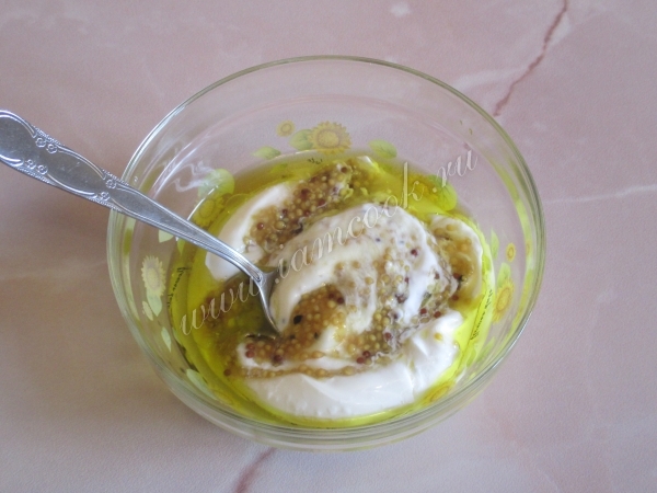 Заправка для салата Кобб