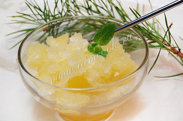 Апельсиновый сорбет