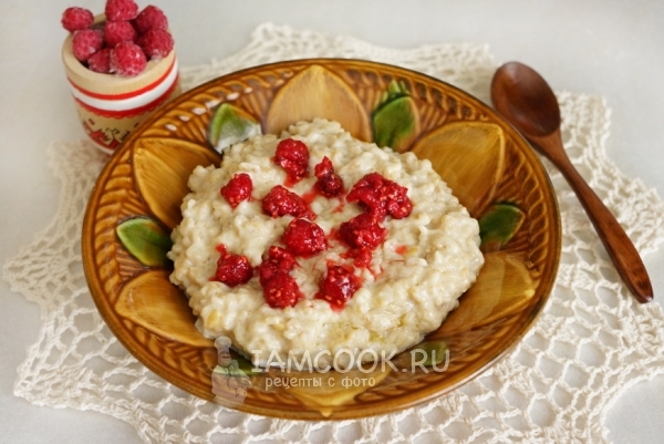 Фото карамельной овсяной каши