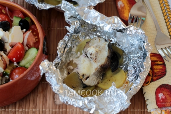 Фото минтая в фольге в духовке