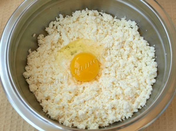 Творог с яйцом
