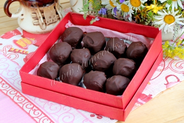 Рецепт конфет с орехами