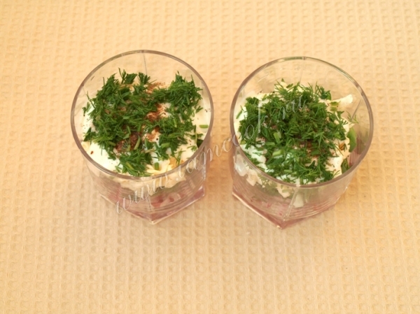 Веррины украшенные зеленью