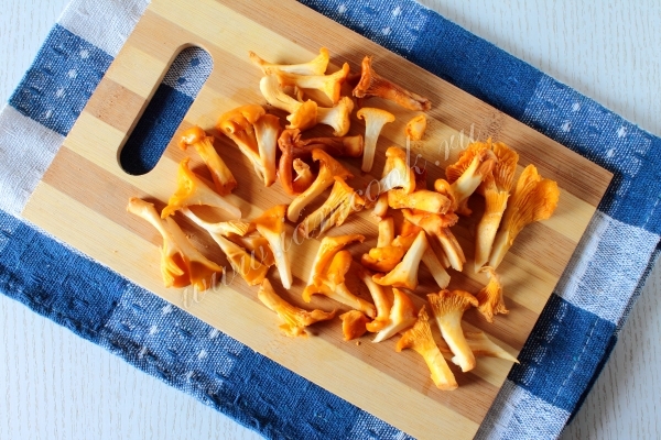 Лисички резанные