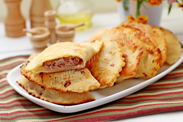 Домашние чебуреки на кефире, фото