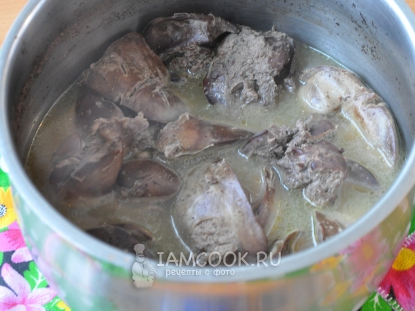 Отварить печень