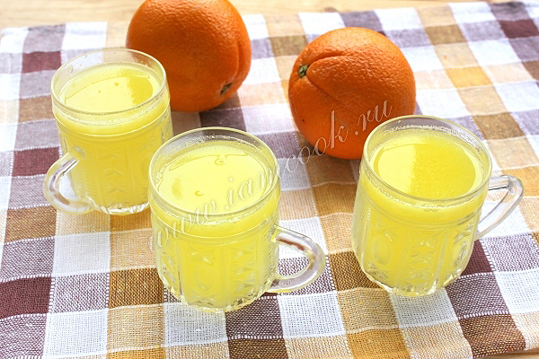 Рецепт апельсинового лимонада