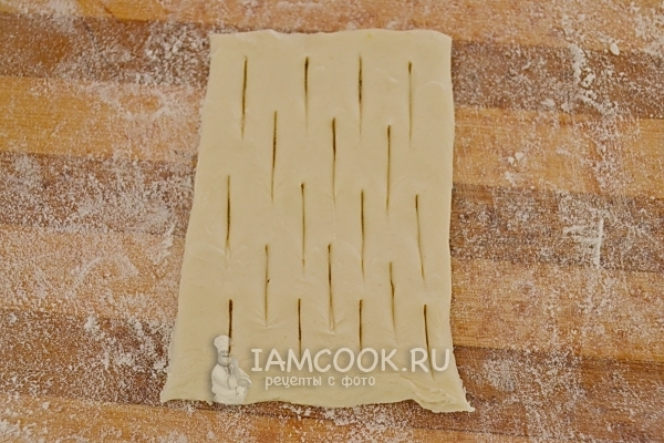 Сделать на тесте надрезы