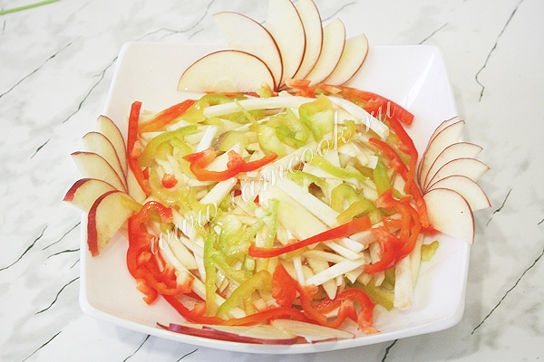 Рецепт овощного салата Грация