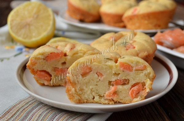 Рецепт маффинов с семгой