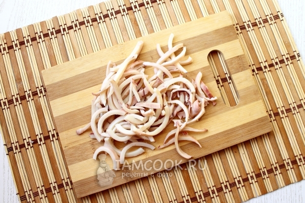 Кальмары порезанные