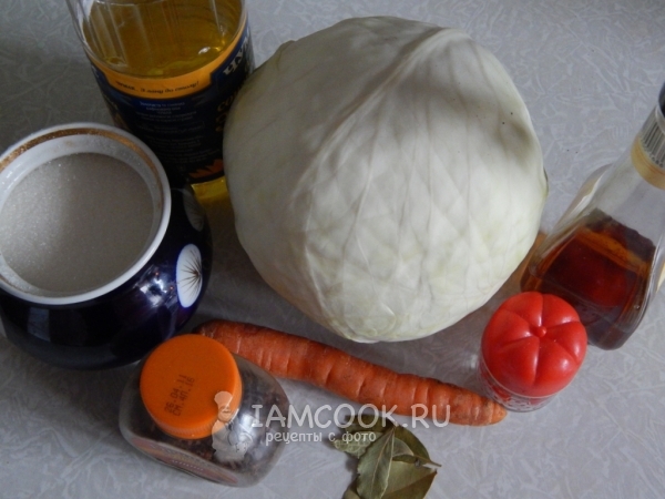 Ингредиенты для Соленой капусты на зиму