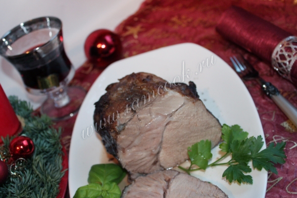 Свинина в винном маринаде
