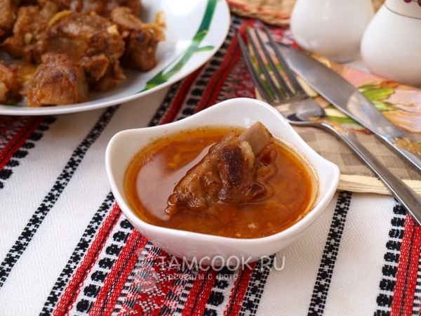 Рецепт свиных рёбрышек в маринаде