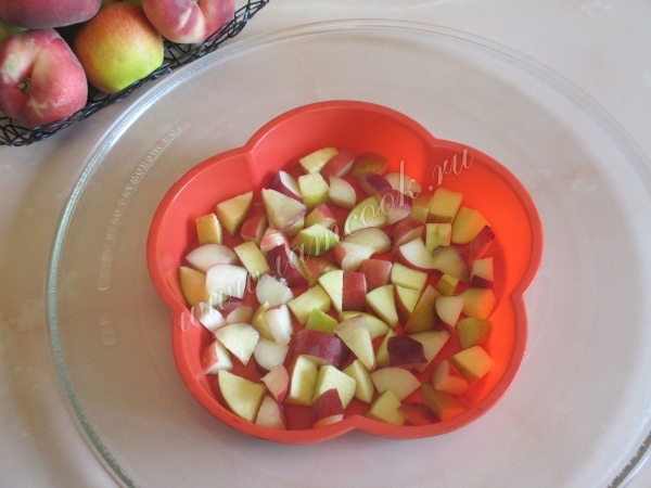 Яблоки дольками