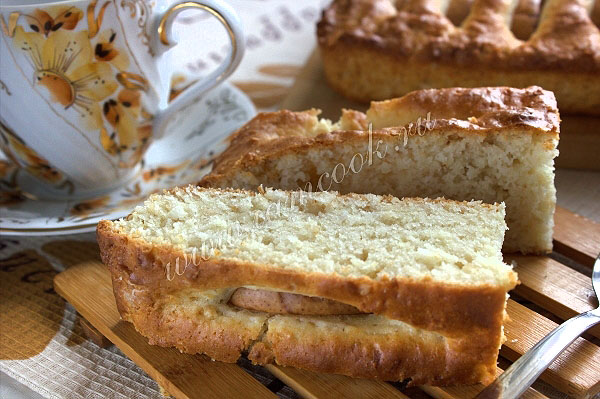 Рецепт постного кокосового кекса