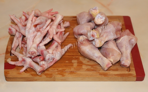 куриные лапки и ножки