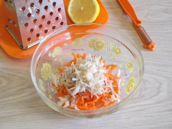 Топинамбур тертый