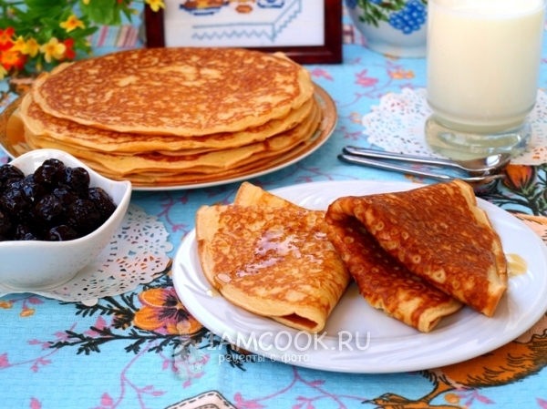 Блины на ряженке