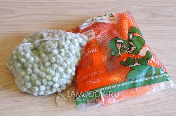 Морковь и горох