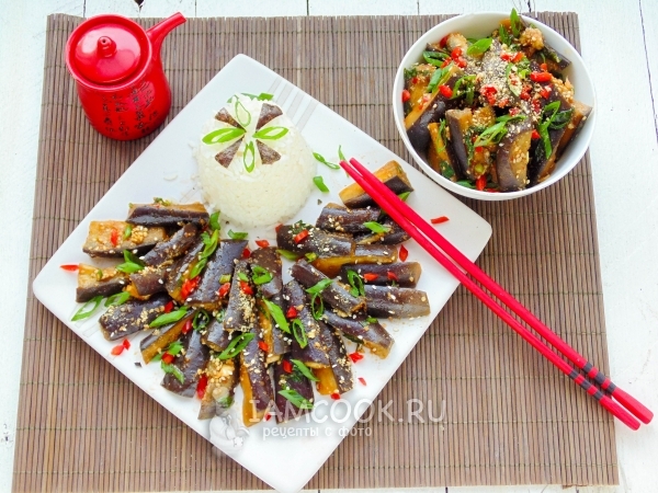 Рецепт Gaji-namul или баклажанов по-корейски