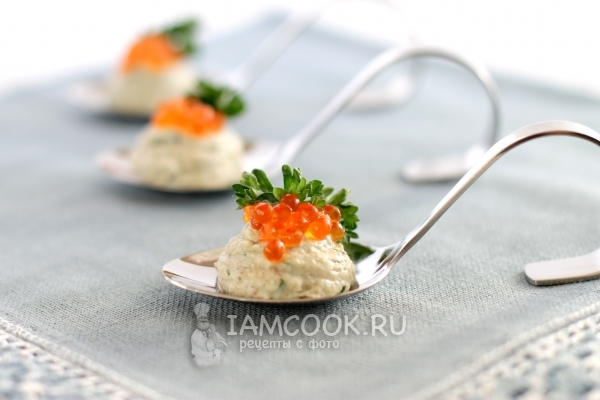 Фото грибной закуски с икрой