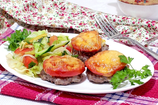 Рецепт бифштексов под шапочкой