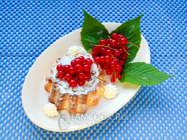 Готовая творожная запеканка без манки в духовке