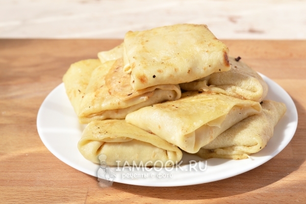 Готовые налистники с мясом