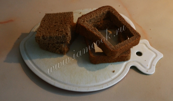 Рамки из черного хлеба