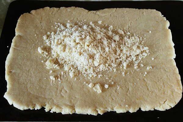 Пласт теста для печенья