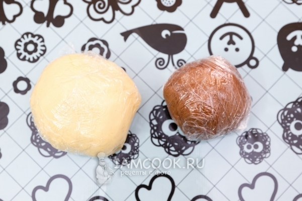 Завернуть тесто в пленку