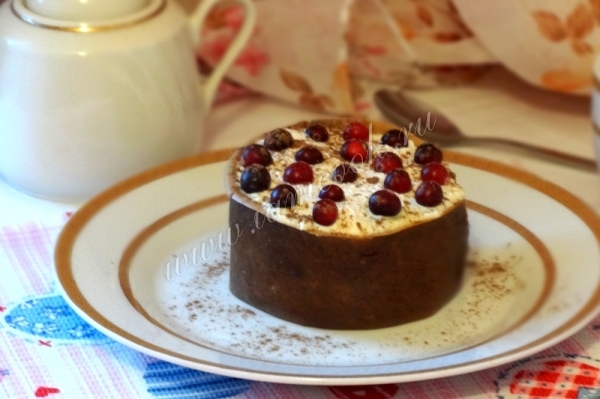 Рецепт кофейно-творожного тортика