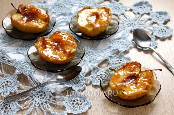 Яблоки запеченные с медом