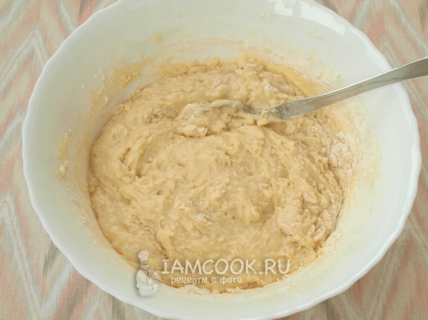 Ванилин, мука и разрыхлитель