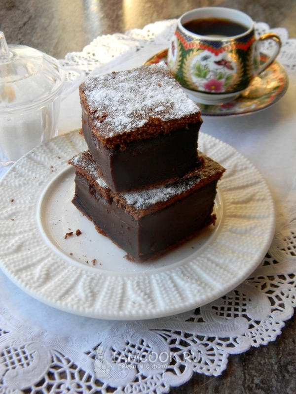 Фото шоколадного пирожного