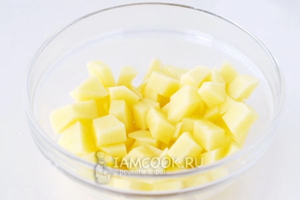 Порезать картофель