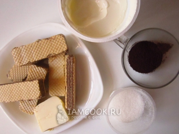 Ингредиенты для кофейного торта-суфле