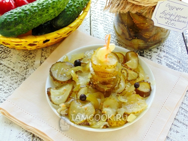 Рецепт «Бутербродных» огурцов без стерилизации на зиму