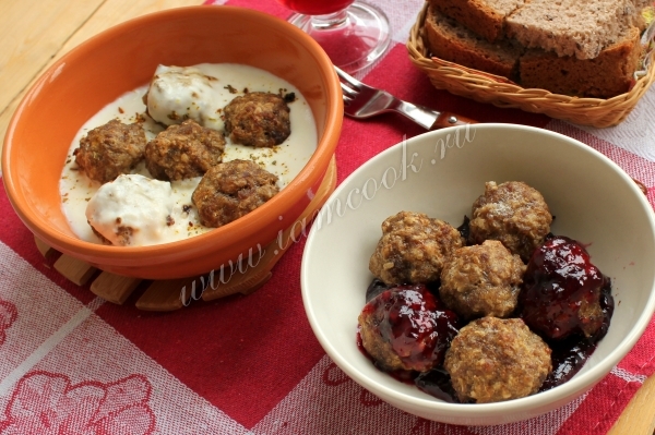 Рецепт шведских фрикаделек