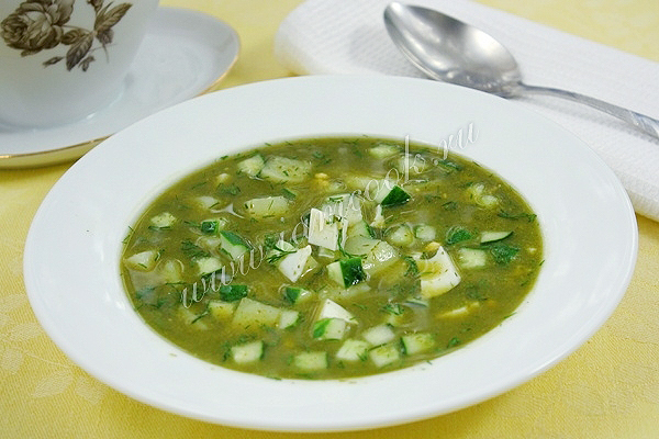 Рецепт холодного борща