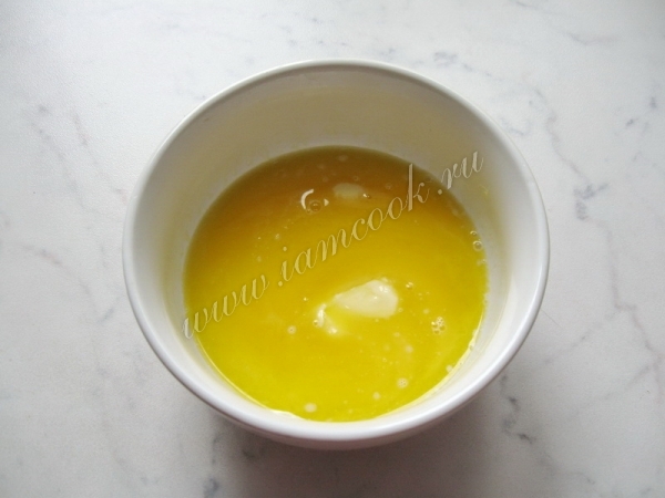 Масло сливочное растопленное