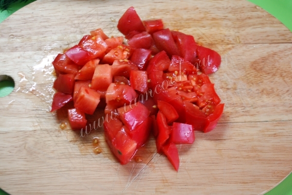 Помидор порезанный